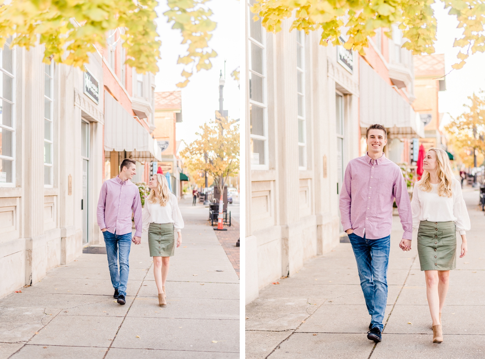 Columbus and Westerville Ohio engagement session